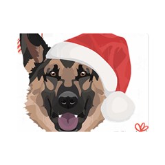 German Shepherd T- Shirt German Shepherd Merry Christmas T- Shirt (4) Premium Plush Fleece Blanket (mini) by ZUXUMI