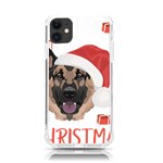 German Shepherd T- Shirt German Shepherd Merry Christmas T- Shirt (4) iPhone 11 TPU UV Print Case Front