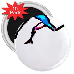 Abstract Art Sport Tennis  Shirt Abstract Art Sport Tennis  Shirt10 3  Magnets (10 Pack)  by EnriqueJohnson