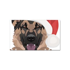 German Shepherd T- Shirt German Shepherd Merry Christmas T- Shirt (6) Sticker Rectangular (100 Pack) by ZUXUMI