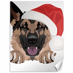 German Shepherd T- Shirt German Shepherd Merry Christmas T- Shirt (6) Canvas 36  X 48  by ZUXUMI