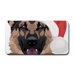 German Shepherd T- Shirt German Shepherd Merry Christmas T- Shirt (6) Medium Bar Mat by ZUXUMI