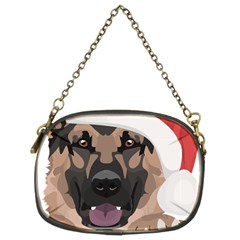 German Shepherd T- Shirt German Shepherd Merry Christmas T- Shirt (6) Chain Purse (two Sides) by ZUXUMI