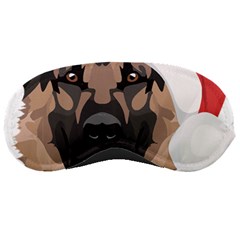 German Shepherd T- Shirt German Shepherd Merry Christmas T- Shirt (6) Sleep Mask by ZUXUMI