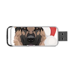 German Shepherd T- Shirt German Shepherd Merry Christmas T- Shirt (6) Portable Usb Flash (one Side) by ZUXUMI