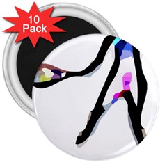 Abstract Art Sport Women Tennis  Shirt Abstract Art Sport Women Tennis  Shirt (1)11 3  Magnets (10 Pack)  by EnriqueJohnson