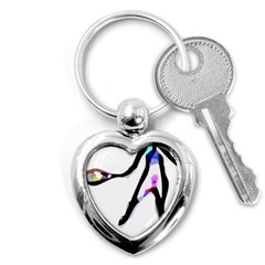 Abstract Art Sport Women Tennis  Shirt Abstract Art Sport Women Tennis  Shirt (1)11 Key Chain (heart) by EnriqueJohnson