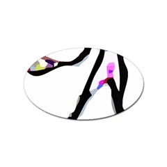 Abstract Art Sport Women Tennis  Shirt Abstract Art Sport Women Tennis  Shirt (1)11 Sticker (oval) by EnriqueJohnson