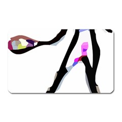 Abstract Art Sport Women Tennis  Shirt Abstract Art Sport Women Tennis  Shirt (1)11 Magnet (rectangular) by EnriqueJohnson