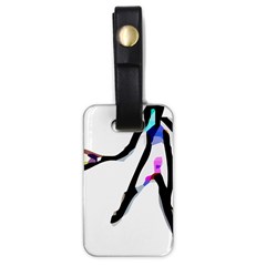 Abstract Art Sport Women Tennis  Shirt Abstract Art Sport Women Tennis  Shirt (1)11 Luggage Tag (one Side) by EnriqueJohnson