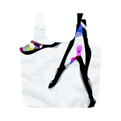 Abstract Art Sport Women Tennis  Shirt Abstract Art Sport Women Tennis  Shirt (1)11 Full Print Recycle Bag (m) by EnriqueJohnson