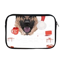 German Shepherd T- Shirt German Shepherd Merry Christmas T- Shirt Apple Macbook Pro 17  Zipper Case by ZUXUMI