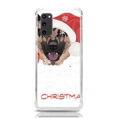 German Shepherd T- Shirt German Shepherd Merry Christmas T- Shirt Samsung Galaxy S20 6 2 Inch Tpu Uv Case by ZUXUMI