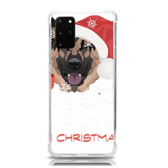 German Shepherd T- Shirt German Shepherd Merry Christmas T- Shirt Samsung Galaxy S20plus 6 7 Inch Tpu Uv Case by ZUXUMI