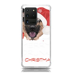 German Shepherd T- Shirt German Shepherd Merry Christmas T- Shirt Samsung Galaxy S20 Ultra 6 9 Inch Tpu Uv Case by ZUXUMI