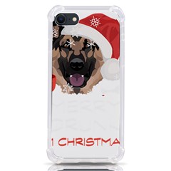 German Shepherd T- Shirt German Shepherd Merry Christmas T- Shirt Iphone Se by ZUXUMI