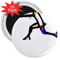 Abstract Art Sport Women Tennis  Shirt Abstract Art Sport Women Tennis  Shirt (2)12 3  Magnets (10 Pack)  by EnriqueJohnson