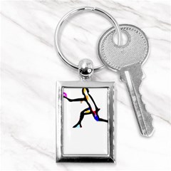 Abstract Art Sport Women Tennis  Shirt Abstract Art Sport Women Tennis  Shirt (2)12 Key Chain (rectangle) by EnriqueJohnson