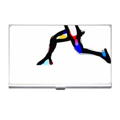 Abstract Art Sport Women Tennis  Shirt Abstract Art Sport Women Tennis  Shirt (2)12 Business Card Holder by EnriqueJohnson