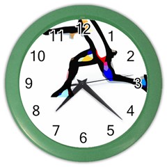 Abstract Art Sport Women Tennis  Shirt Abstract Art Sport Women Tennis  Shirt (2)12 Color Wall Clock by EnriqueJohnson