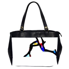 Abstract Art Sport Women Tennis  Shirt Abstract Art Sport Women Tennis  Shirt (2)12 Oversize Office Handbag (2 Sides) by EnriqueJohnson