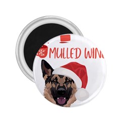 German Shepherd T- Shirt German Shepherd Mulled Wine Christmas T- Shirt 2 25  Magnets by ZUXUMI