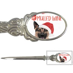 German Shepherd T- Shirt German Shepherd Mulled Wine Christmas T- Shirt Letter Opener by ZUXUMI