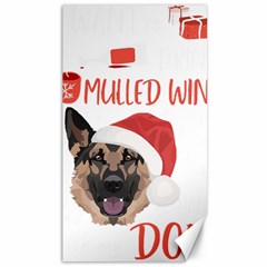 German Shepherd T- Shirt German Shepherd Mulled Wine Christmas T- Shirt Canvas 40  X 72  by ZUXUMI