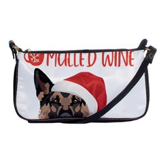 German Shepherd T- Shirt German Shepherd Mulled Wine Christmas T- Shirt Shoulder Clutch Bag by ZUXUMI