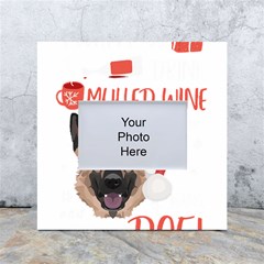 German Shepherd T- Shirt German Shepherd Mulled Wine Christmas T- Shirt White Box Photo Frame 4  X 6  by ZUXUMI