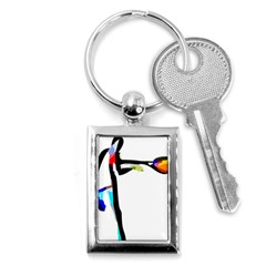 Abstract Art Sport Women Tennis  Shirt Abstract Art Sport Women Tennis  Shirt (3)13 Key Chain (rectangle) by EnriqueJohnson