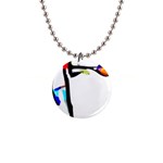 Abstract Art Sport Women Tennis  Shirt Abstract Art Sport Women Tennis  Shirt (3)13 1  Button Necklace Front