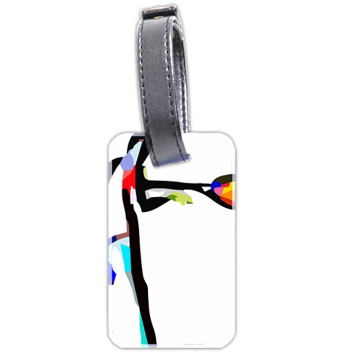 Abstract Art Sport Women Tennis  Shirt Abstract Art Sport Women Tennis  Shirt (3)13 Luggage Tag (two sides)