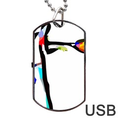 Abstract Art Sport Women Tennis  Shirt Abstract Art Sport Women Tennis  Shirt (3)13 Dog Tag Usb Flash (one Side) by EnriqueJohnson