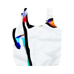 Abstract Art Sport Women Tennis  Shirt Abstract Art Sport Women Tennis  Shirt (3)13 Full Print Recycle Bag (m) by EnriqueJohnson