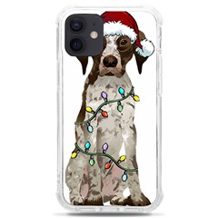 German Shorthaired Pointer Dog T- Shirt German Shorthaired Pointer Santa Christmas Tree Lights Xmas Iphone 12 Mini Tpu Uv Print Case	 by ZUXUMI