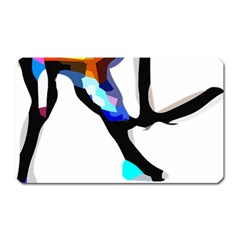 Abstract Art Sport Women Tennis  Shirt Abstract Art Sport Women Tennis  Shirt (4)14 Magnet (rectangular) by EnriqueJohnson