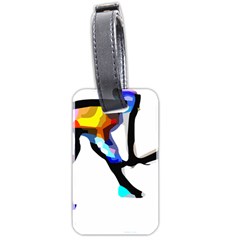 Abstract Art Sport Women Tennis  Shirt Abstract Art Sport Women Tennis  Shirt (4)14 Luggage Tag (two Sides) by EnriqueJohnson