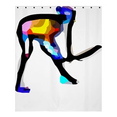 Abstract Art Sport Women Tennis  Shirt Abstract Art Sport Women Tennis  Shirt (4)14 Shower Curtain 60  X 72  (medium)  by EnriqueJohnson