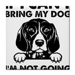 German Shorthaired Pointer Dog T- Shirt German Shorthaired Pointer Santa Christmas Tree Lights Xmas Tile Coaster Front