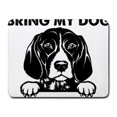 German Shorthaired Pointer Dog T- Shirt German Shorthaired Pointer Santa Christmas Tree Lights Xmas Small Mousepad by ZUXUMI