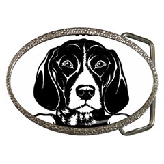 German Shorthaired Pointer Dog T- Shirt German Shorthaired Pointer Santa Christmas Tree Lights Xmas Belt Buckles by ZUXUMI