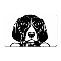 German Shorthaired Pointer Dog T- Shirt German Shorthaired Pointer Santa Christmas Tree Lights Xmas Magnet (rectangular) by ZUXUMI