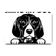 German Shorthaired Pointer Dog T- Shirt German Shorthaired Pointer Santa Christmas Tree Lights Xmas Small Doormat by ZUXUMI