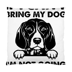 German Shorthaired Pointer Dog T- Shirt German Shorthaired Pointer Santa Christmas Tree Lights Xmas Standard Cushion Case (one Side) by ZUXUMI