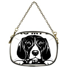 German Shorthaired Pointer Dog T- Shirt German Shorthaired Pointer Santa Christmas Tree Lights Xmas Chain Purse (two Sides) by ZUXUMI