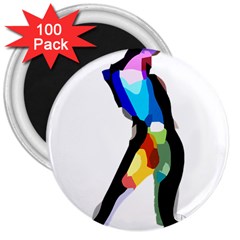 Abstract Art Sport Women Tennis  Shirt Abstract Art Sport Women Tennis  Shirt15 3  Magnets (100 Pack) by EnriqueJohnson