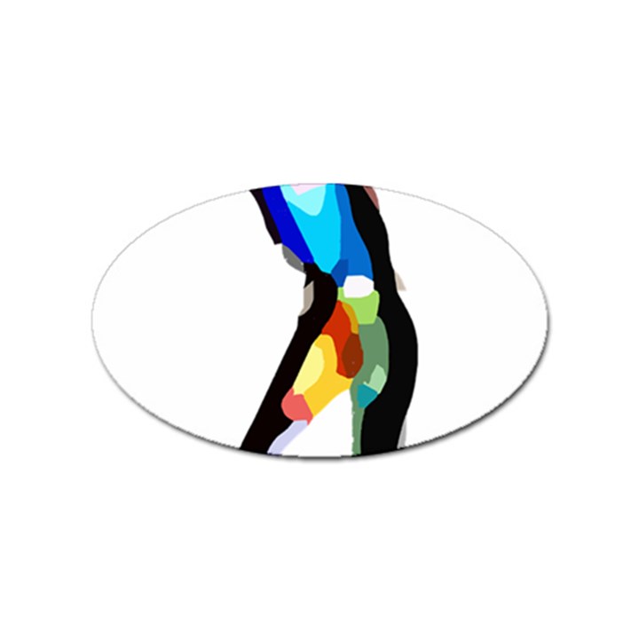 Abstract Art Sport Women Tennis  Shirt Abstract Art Sport Women Tennis  Shirt15 Sticker Oval (100 pack)