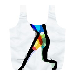 Abstract Art Sport Women Tennis  Shirt Abstract Art Sport Women Tennis  Shirt15 Full Print Recycle Bag (l) by EnriqueJohnson