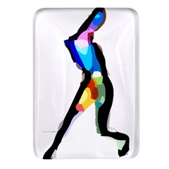 Abstract Art Sport Women Tennis  Shirt Abstract Art Sport Women Tennis  Shirt15 Rectangular Glass Fridge Magnet (4 Pack) by EnriqueJohnson